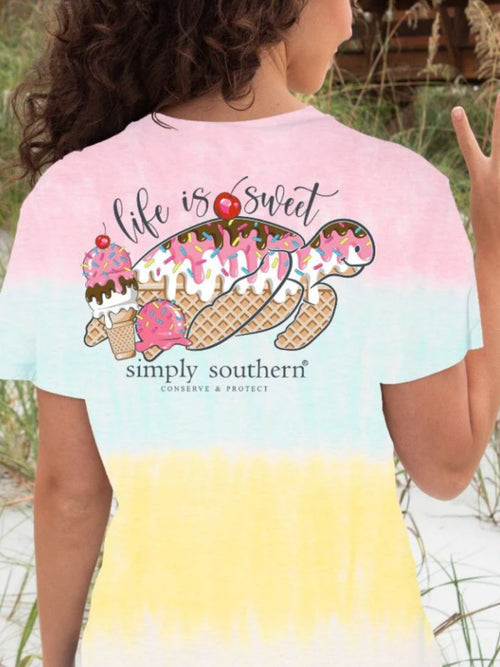 “Ice Cream" Short Sleeve Tee by Simply Southern