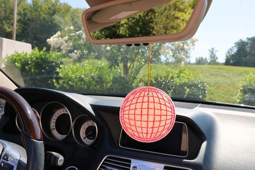 Simply Southern Car Freshie ~ Pink Disco Ball