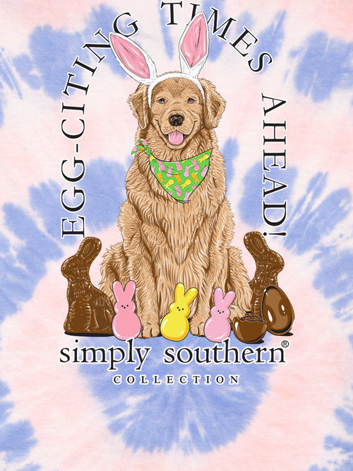 “Eggciting" Short Sleeve Tee by Simply Southern