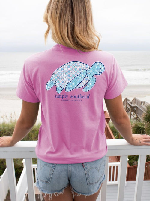 “Preppy Turtle" Short Sleeve Tee by Simply Southern
