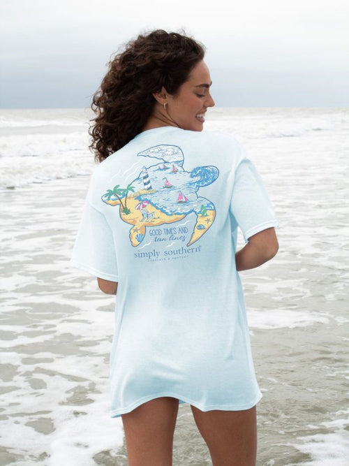 “Light House" Short Sleeve Tee by Simply Southern