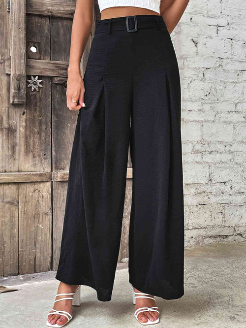 Ruched High Waist Wide Leg Pants ~ Deal of The Day!