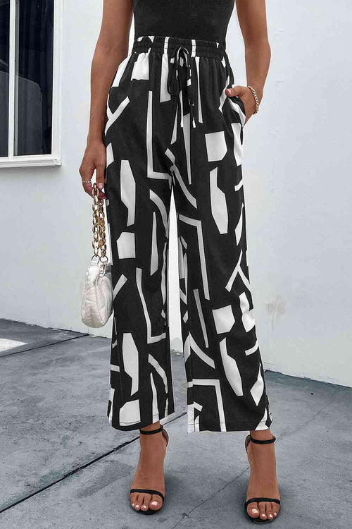 Blakey ~ Printed Straight Leg Pants with Pockets - DEAL OF THE DAY!