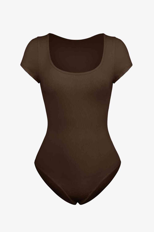 Mya ~ Scoop Neck Short Sleeve Bodysuit - DEAL OF THE DAY!