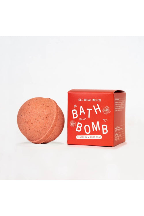 Seaberry and Rose Clay Bath Bomb by Old Whaling Co.