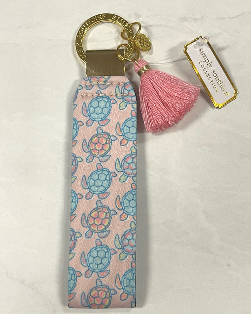 “Pink Shell” Key Fob by Simply Southern