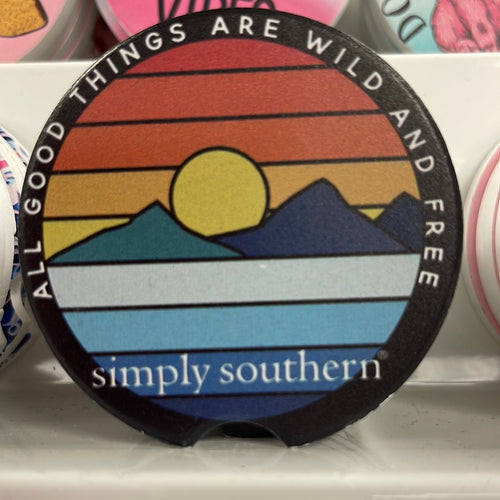 “Wild"  Car Coasters by Simply Southern