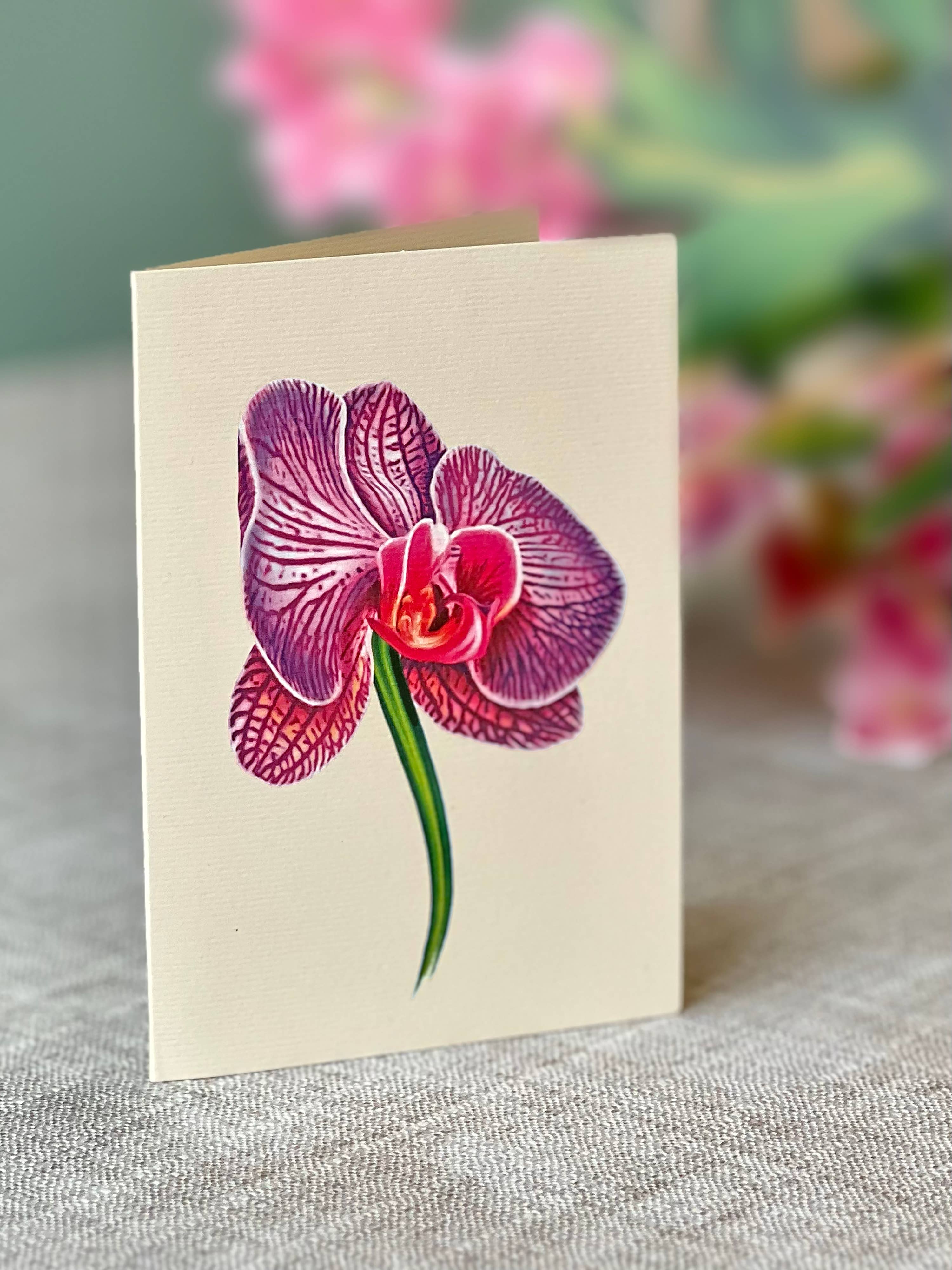 Orchid Oasis Pop-up Greeting Cards