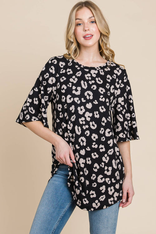 Loose Fit Animal Tunic