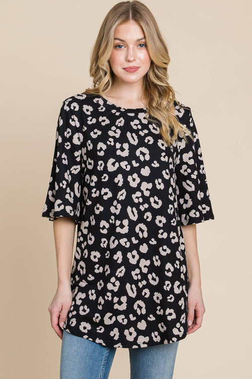 Loose Fit Animal Tunic