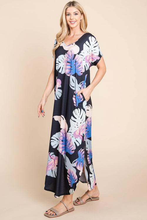 Floral Print Maxi Dress