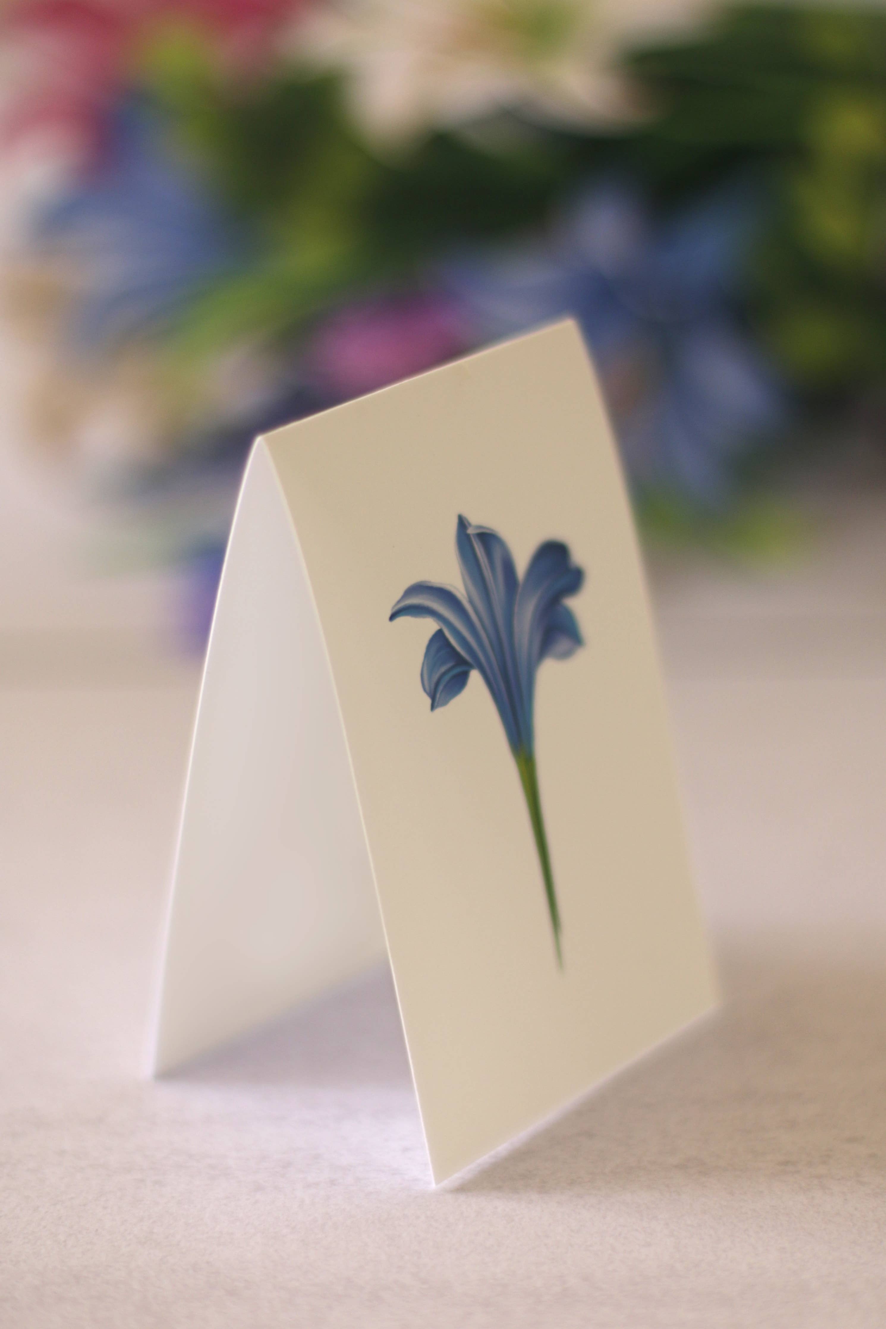 Lilies & Lupines Pop-up Greeting Card
