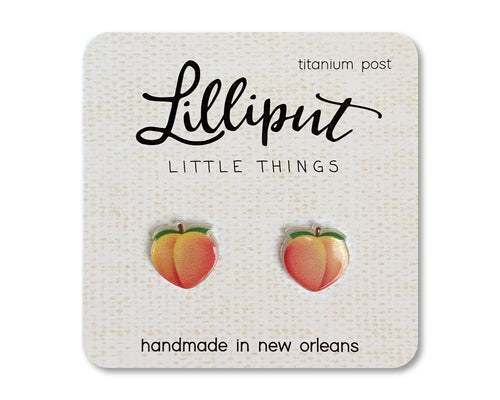 Peach Emoji Earrings