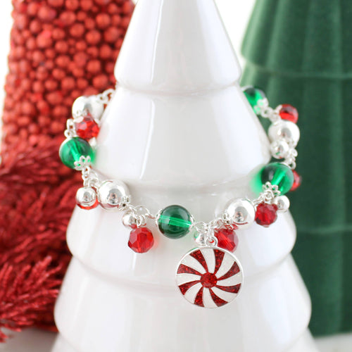 Whimsical Christmas Toggle Bracelet