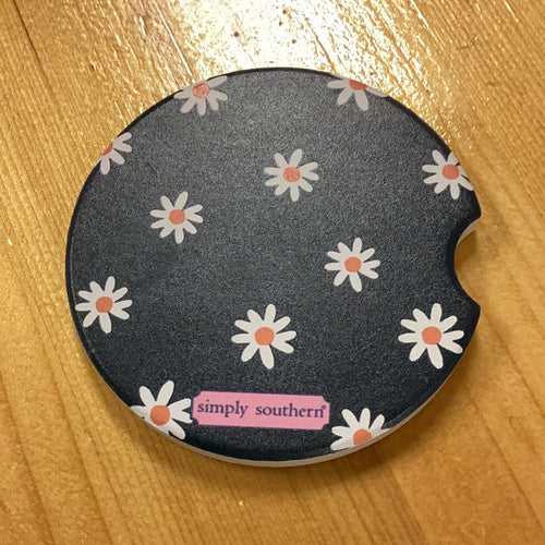 “Daisy"  Car Coasters by Simply Southern