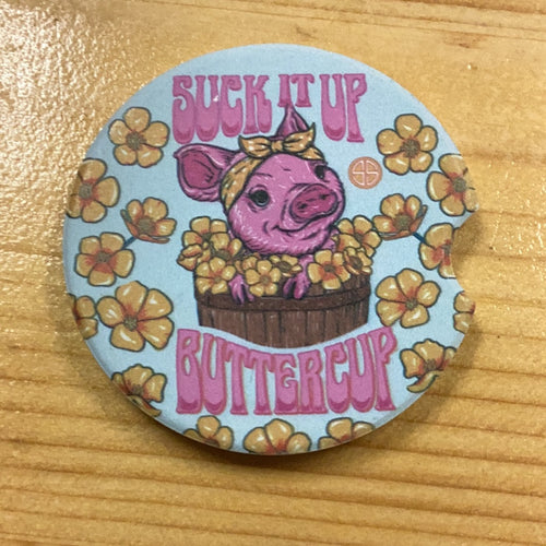“Buttercup”  Car Coasters by Simply Southern