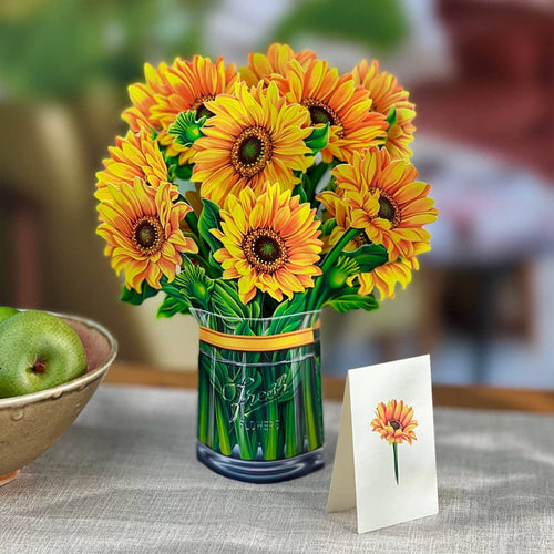 Sunflowers Pop-up Greeting Cards