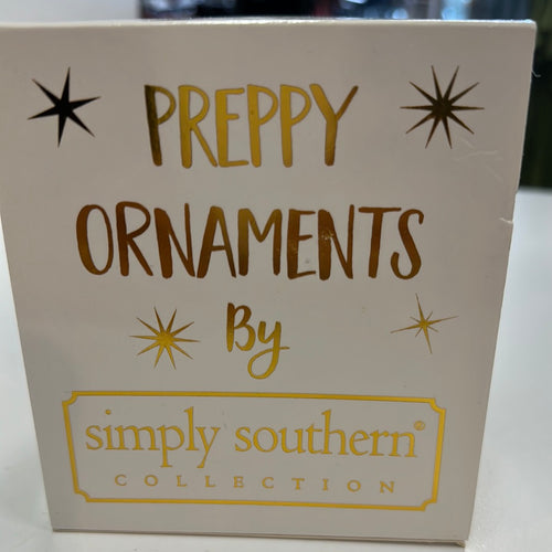 Preppy Ornaments by Simply Southern