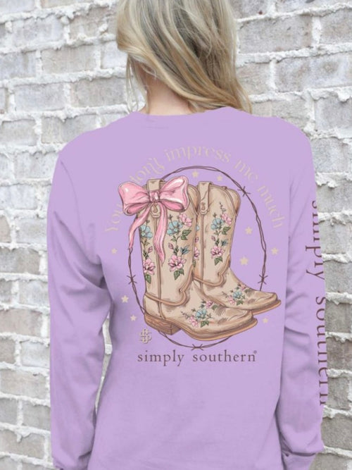 “You Don’t Impress Me Much” Long Sleeve Tee by Simply Southern