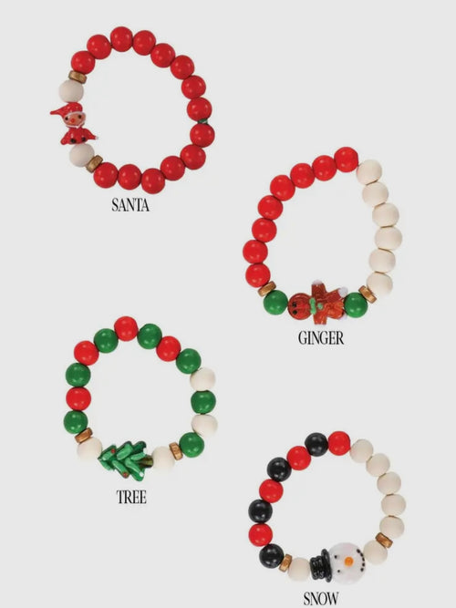 Holiday Simply Southern Stretch Bracelet