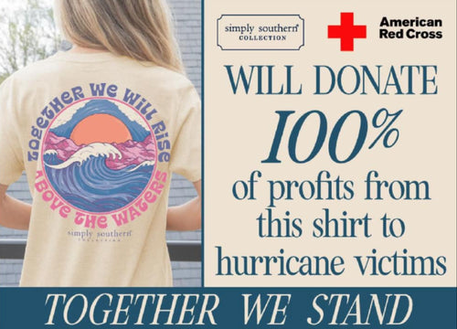 “Fundraiser” Short Sleeve Tee by Simply Southern *Final Sale*