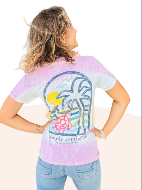 “Seaview" Short Sleeve Tee by Simply Southern