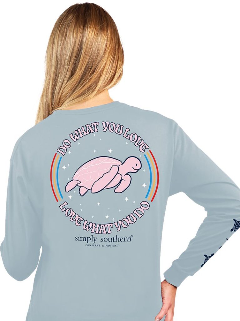 “Do You" Long Sleeve Turtle Tracking Tee by Simply Southern