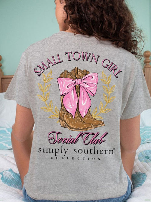 “Small Town" Short Sleeve Tee by Simply Southern