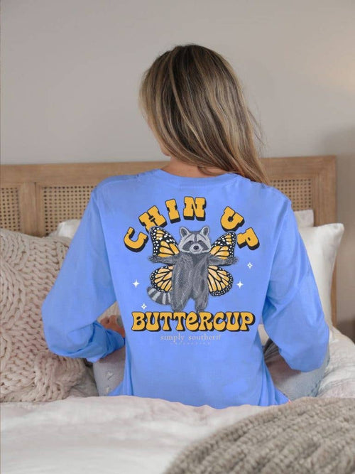 "Chin up buttercup" Long Sleeve T-Shirt