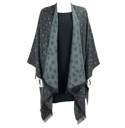 Britts Knits Snow Leopard Wrap