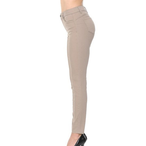 Side Elastic Skinny Pants