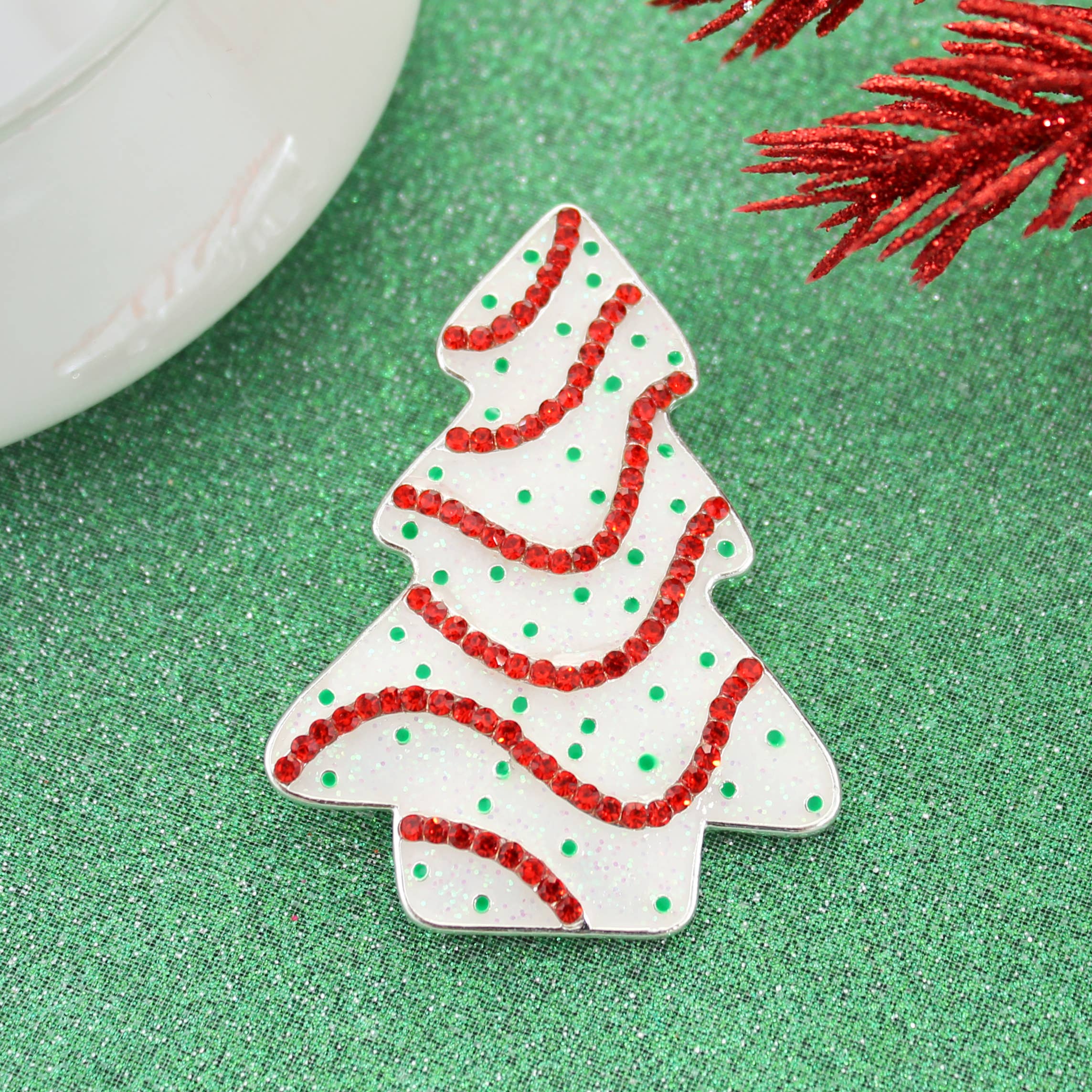 Sprinkle Christmas Tree Pin/Pendant