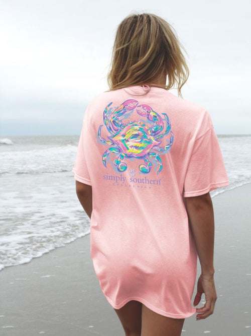 “Crab" Short Sleeve Tee by Simply Southern