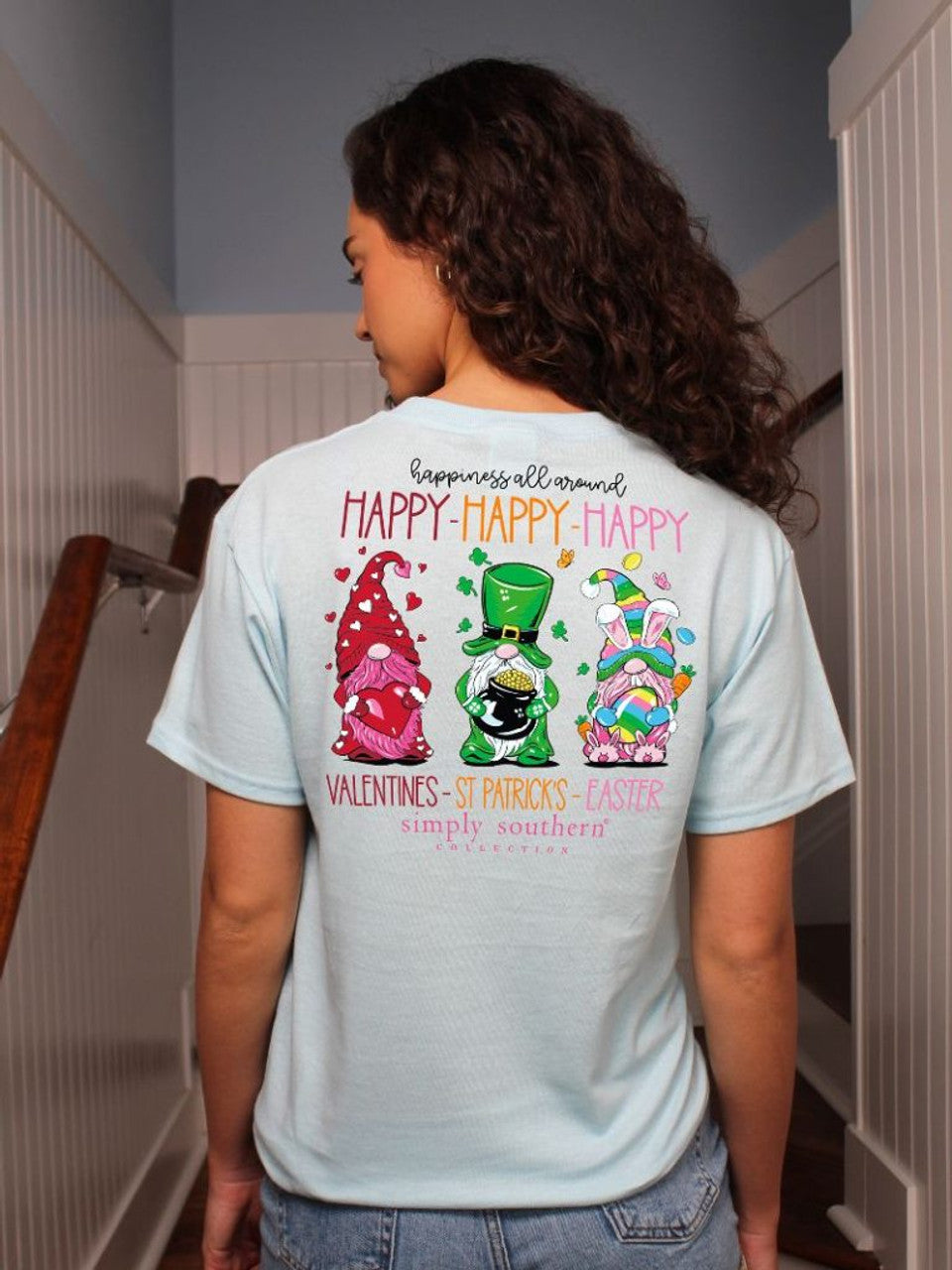 “Happy" Short Sleeve Tee by Simply Southern