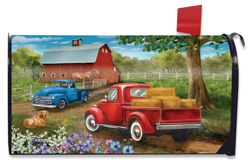 Country Lane Spring Mailbox Cover