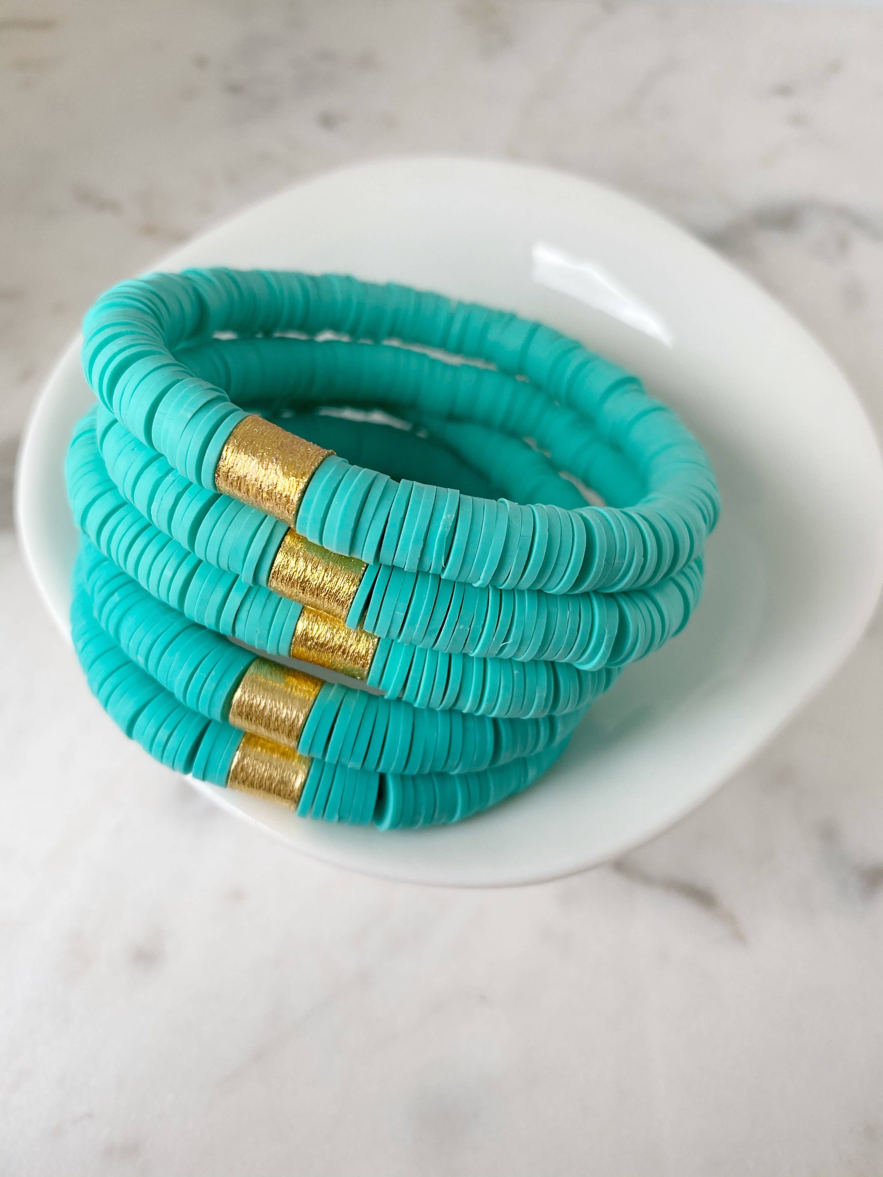 Turquoise Color Pop Bracelets