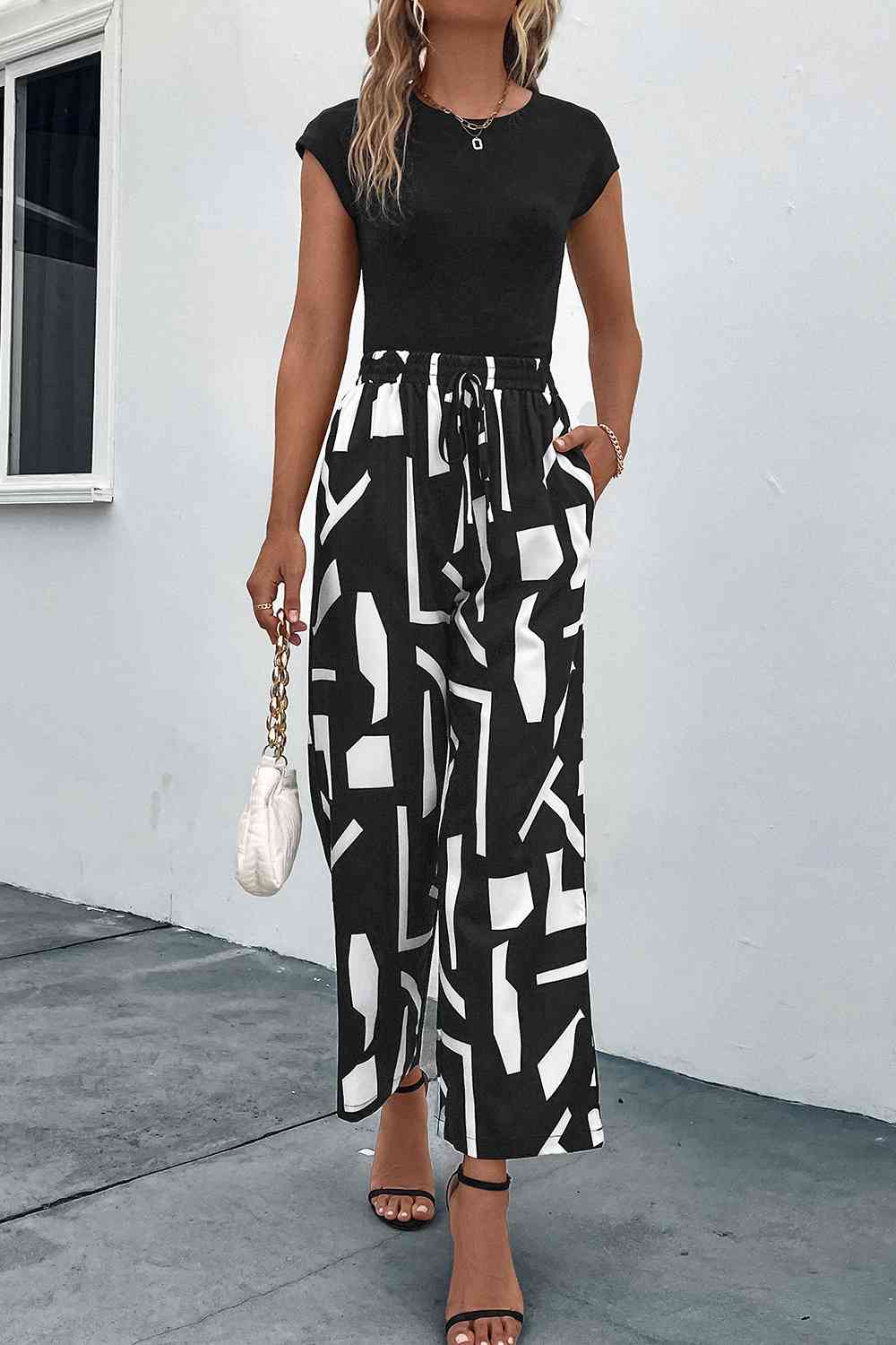 Blakey ~ Printed Straight Leg Pants with Pockets - DEAL OF THE DAY!