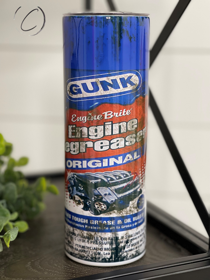 Gunk Engine Degreaser 20oz Skinny Tumbler – Small Town Trendz