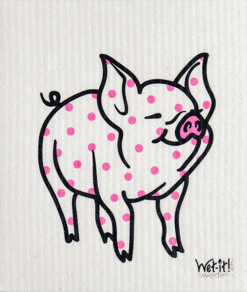 Polka Pig Swedish Cloth by Wet-it!