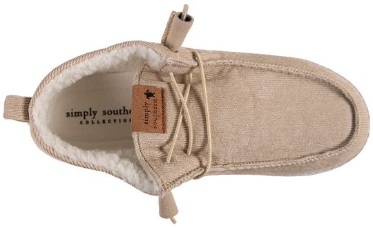Corduroy Beige Slip On Shoes ~ By Simply Southern
