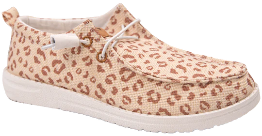 Leopard Cream Slip On Shoes ~ By Simply Southern