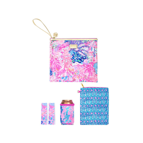 Beach Day Pouch, Splendor in the Sand by Lilly Pulitzer