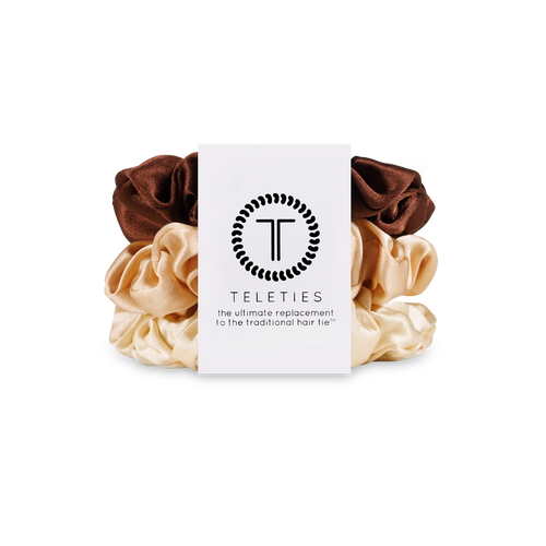 Teleties ~ For the Love of Nudes Large Scrunchie 3pk