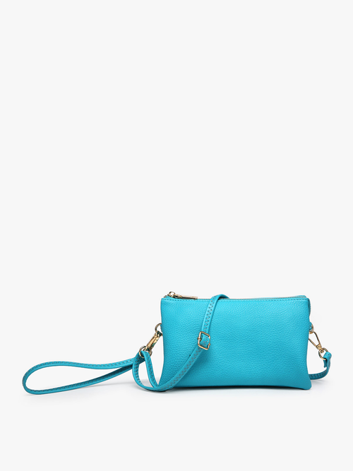 Riley Monogrammable 3 Compartment Crossbody/Wristlet