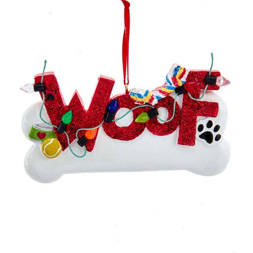 "WOOF" Doggie Lover's Ornament