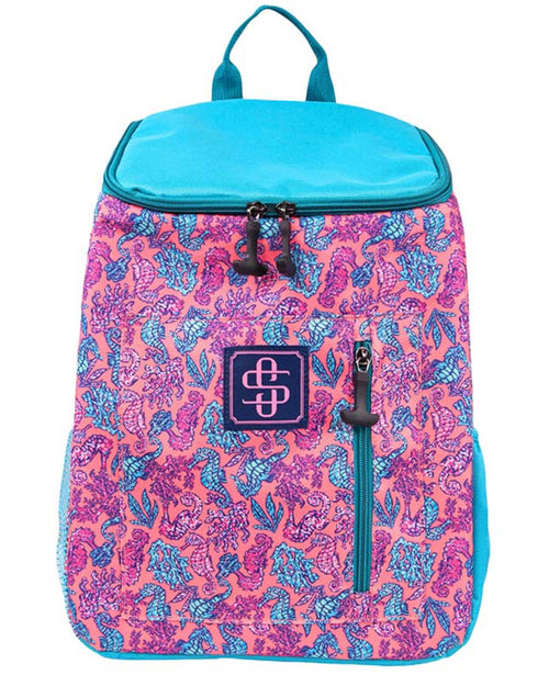 “Seahorse” Backpack Coolers by Simply Southern