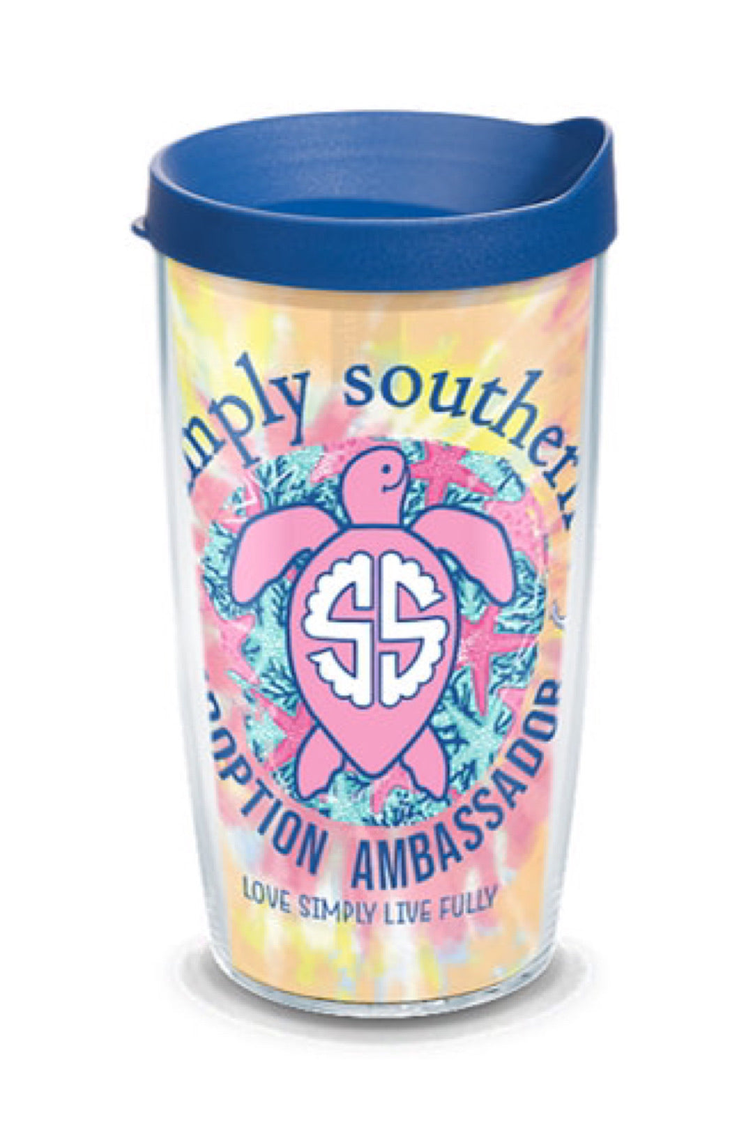 Simply Southern - Tie Dye Turtle Plastic Tumblers by Tervis