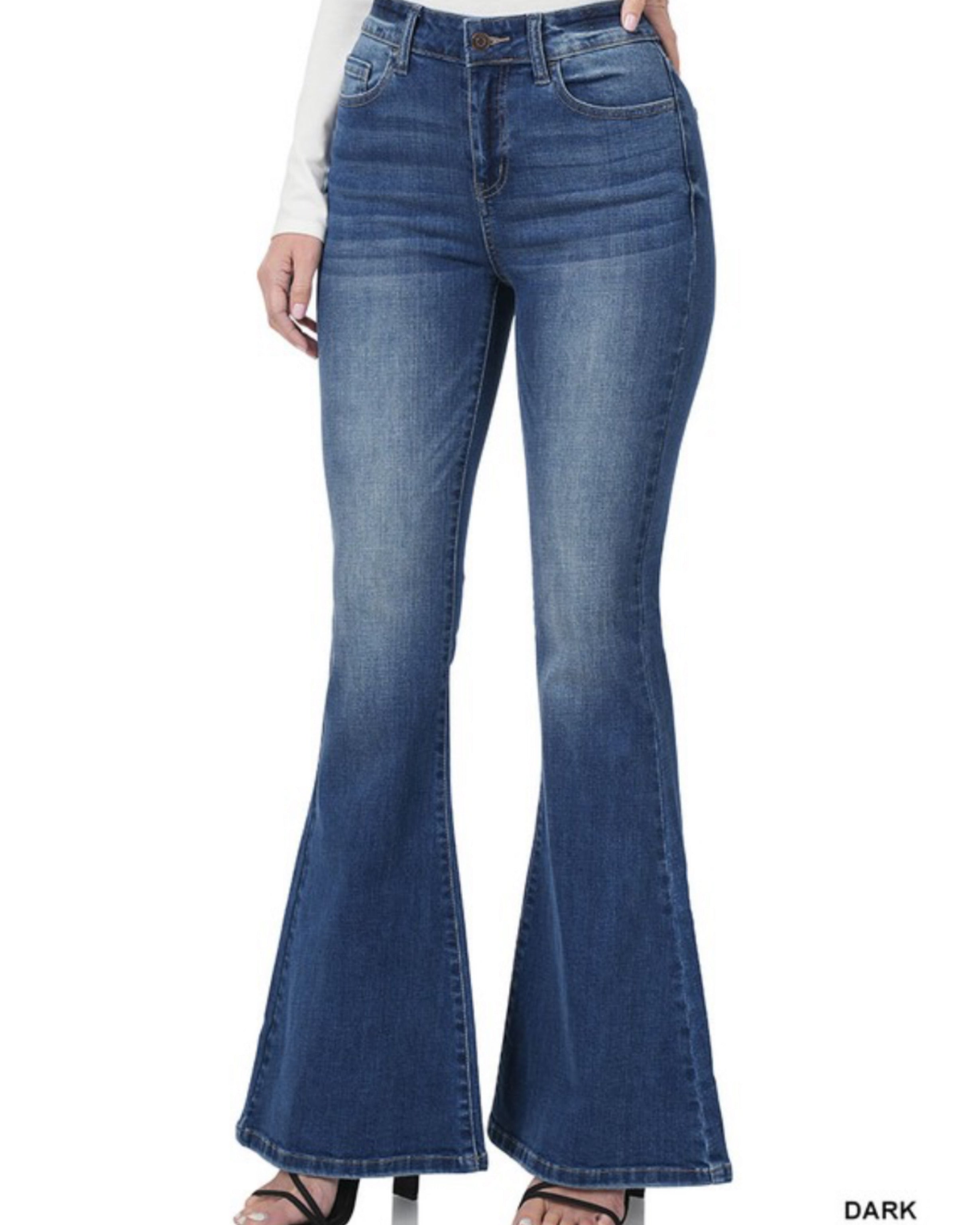Kendra ~ High Rise Flare Jeans