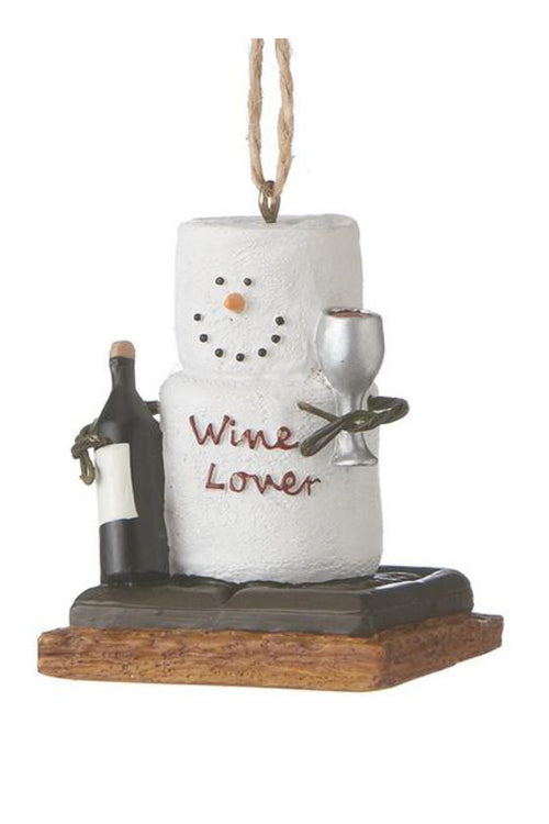 S'mores Wine Lover Ornament