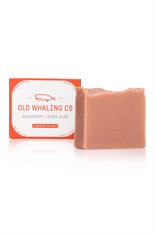 Seaberry & Rose Clay Bar Soap by Old Whaling Co